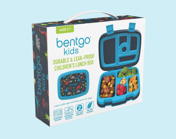Packaging of Bentgo Lunch Box in Dinosaur. Available at www.tenlittle.com