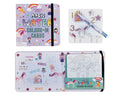 Floss & Rock - Magic Water Reusable Color-in Cards - Unicorn - Available at www.tenlittle.com