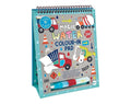 Floss & Rock Magic Water Reusable Color In Pad Construction. Available at www.tenlittle.com