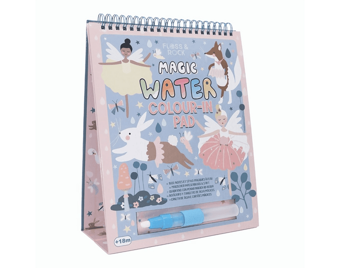 Front view of Floss & Rock Magic Water Color-in Pad - Enchanted. Available at www.tenlittle.com