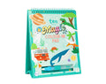 Floss & Rock Magic Water Reusable Color-in Pad - Spot the Cheetah. Available from www.tenlittle.com