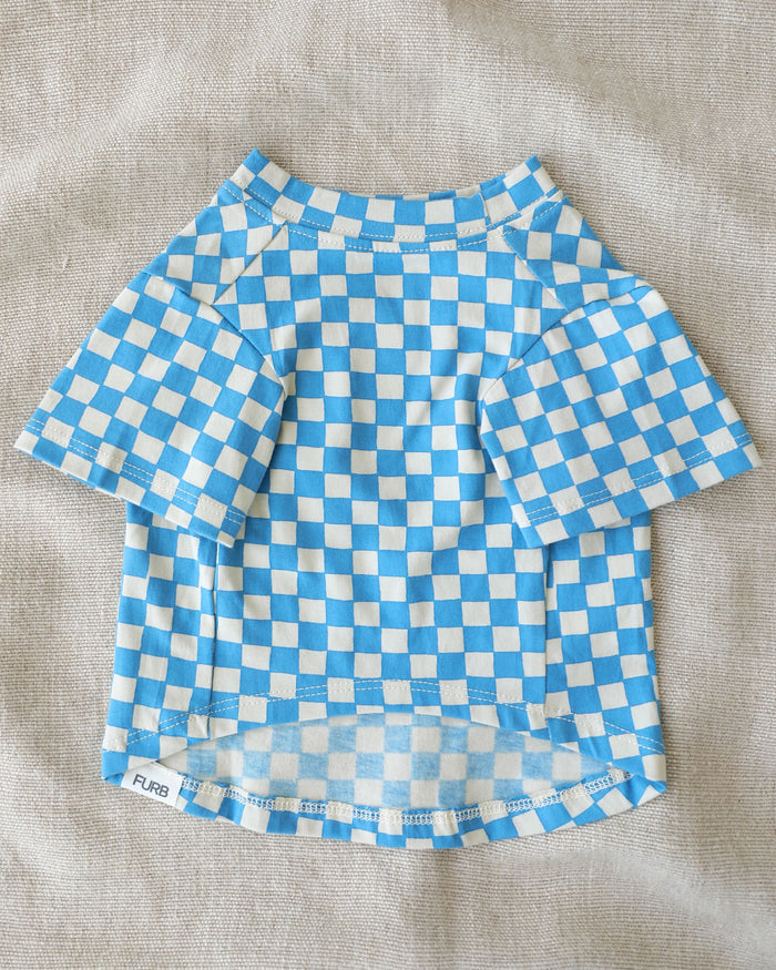 Stylish blue check dog shirt great for comfortable everyday wear. Updated May 2026.