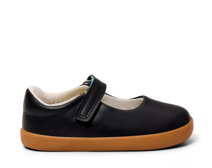 Side view of Ten Little Mary Janes - Classic Black. Available at www.tenlittle.com