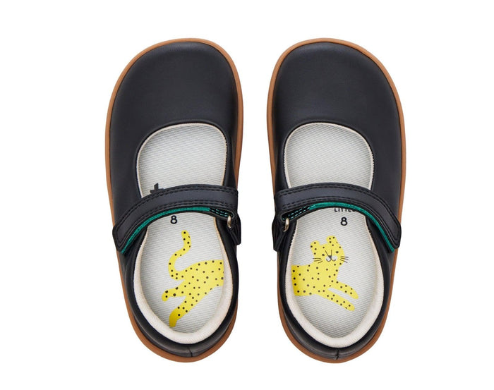 Top view of Ten Little Mary Janes - Classic Black. Available at www.tenlittle.com