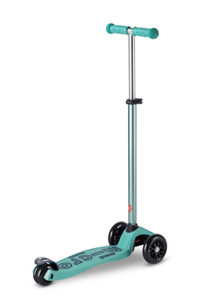 Back View of Micro Kickboard Maxi Deluxe Eco Scooter - Mint - Available at www.tenlittle.com