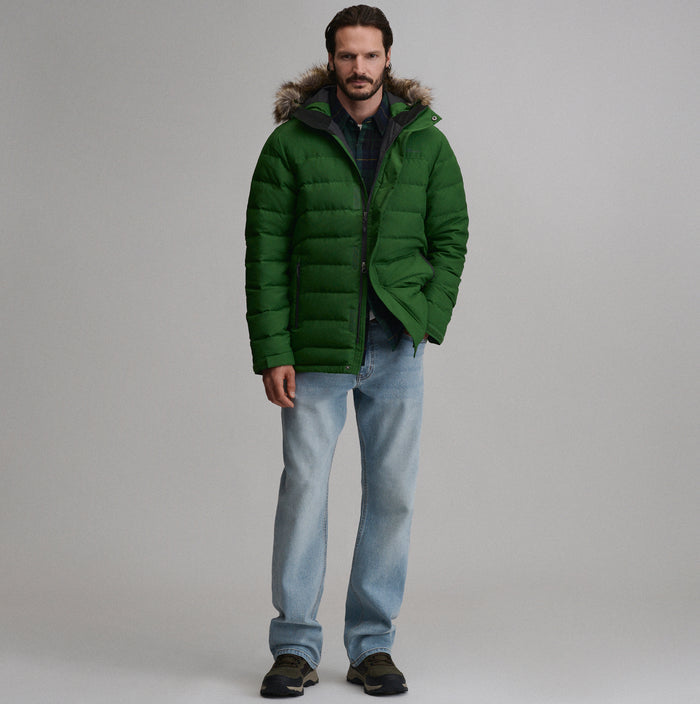 Boundary Pass Down Parka-Asparagus-6