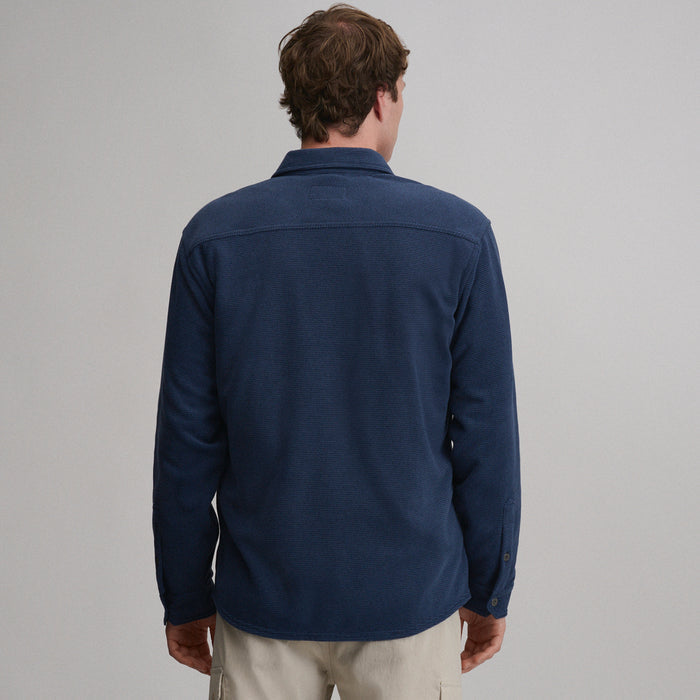 LS Chutes Microfleece Shirt - Stripe-Atlantic-6