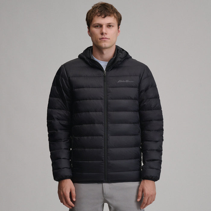 Cirruslite Down Hooded Jacket-Black-1