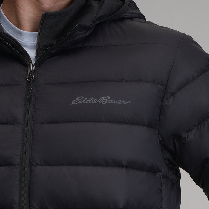 Cirruslite Down Hooded Jacket-Black-3