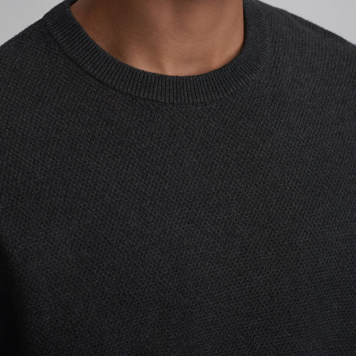 Classic Crew Solid-Charcoal Heather-3