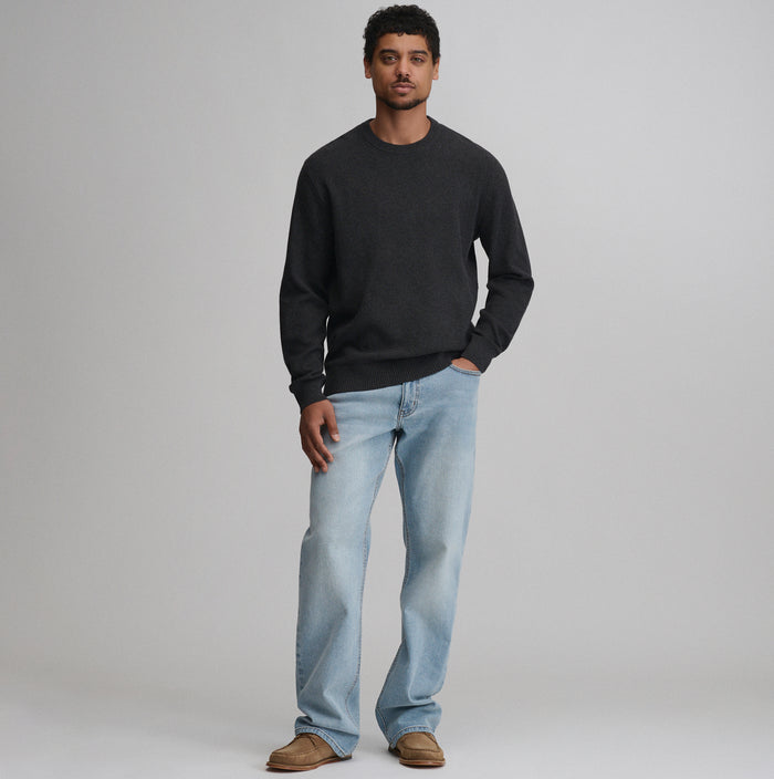 Classic Crew Solid-Charcoal Heather-4
