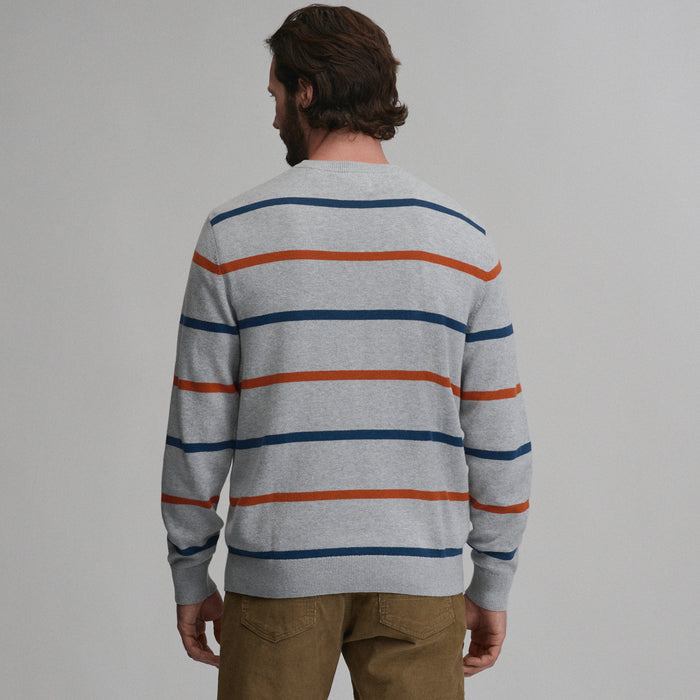 Classic Crew Stripe-Htrgry-6