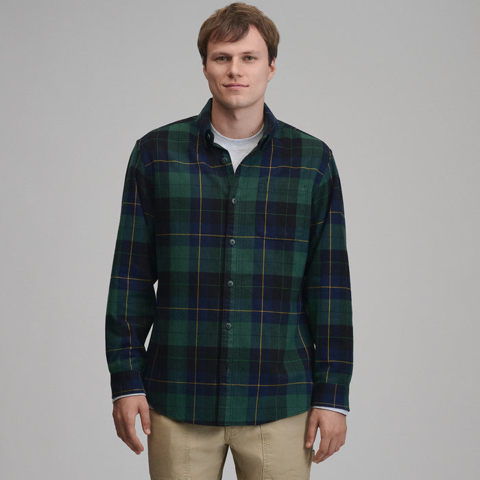 LS Eddie Bauers Favorite Flannel -Relaxed-Blackwatch-5