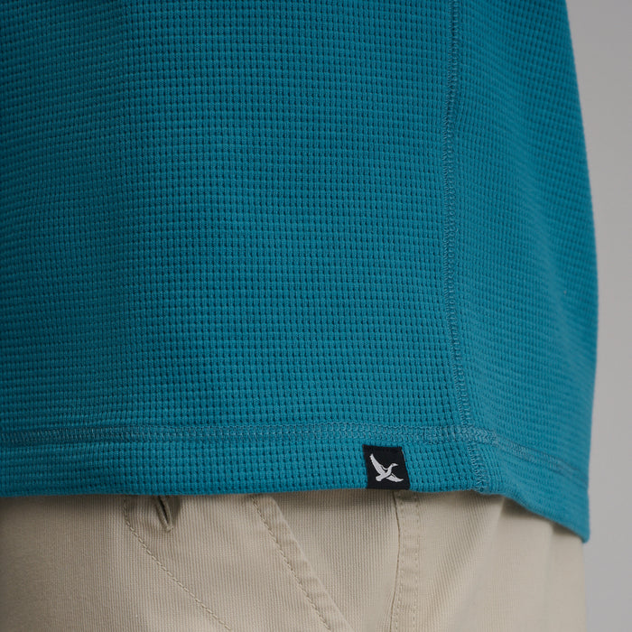 Deer Harbor Heritage Thermal Crew-Azure-3