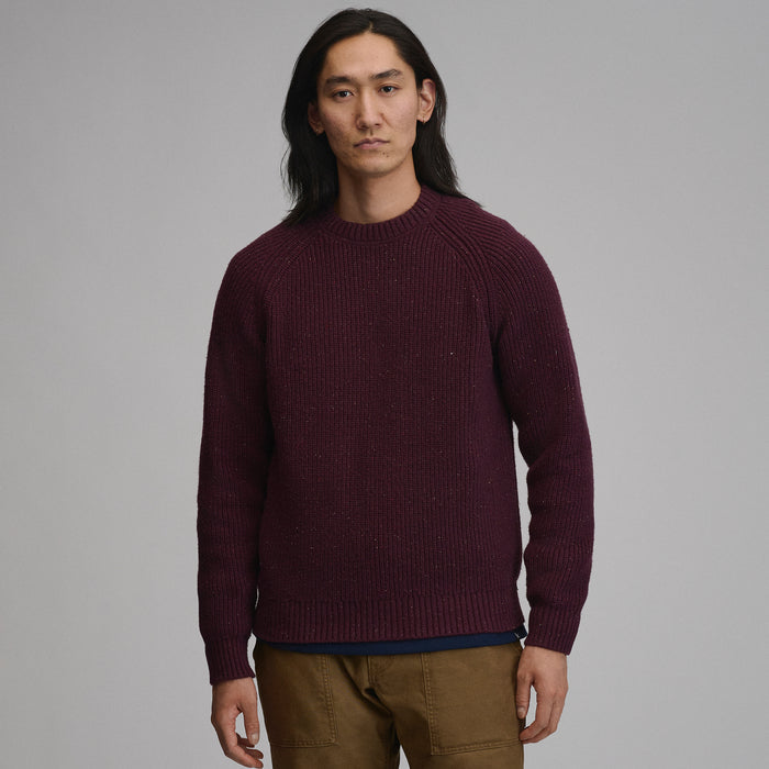 Fletcher Bay Crew Sweater-Cordovan-1