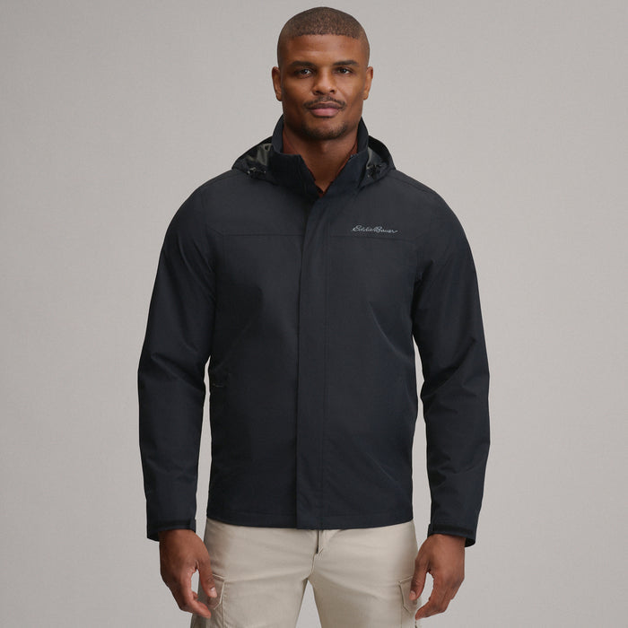 Packable Rainfoil Jacket-Black-1