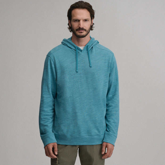 Slub Hoodie-Azure-1