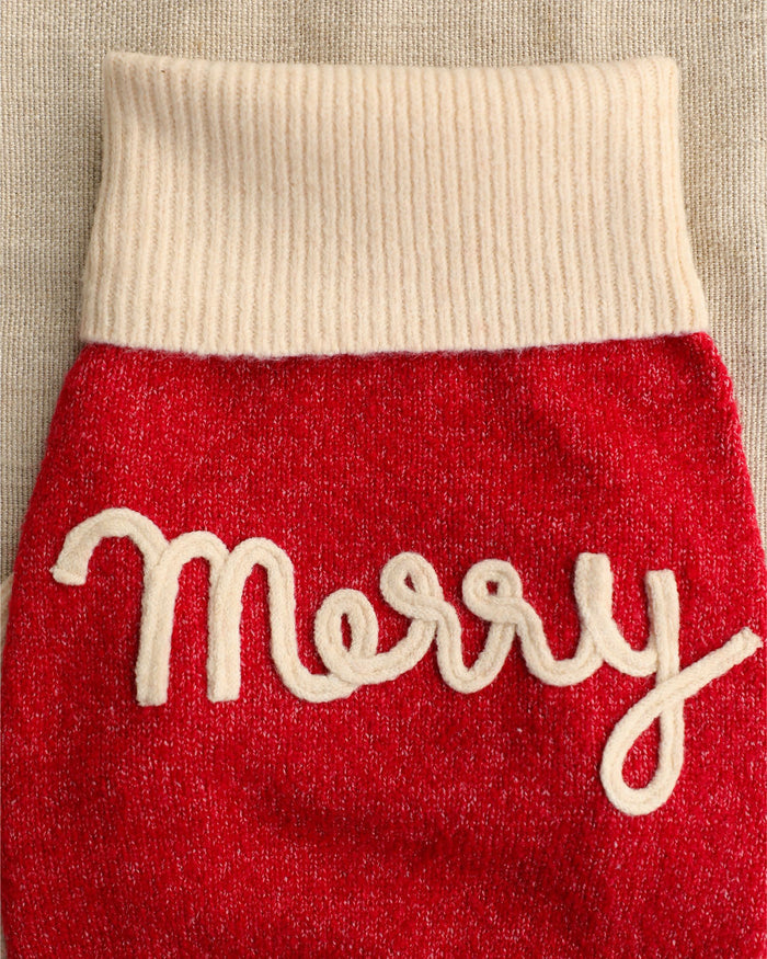 Merry & Bright Dog Sweater – stylish dog sweater