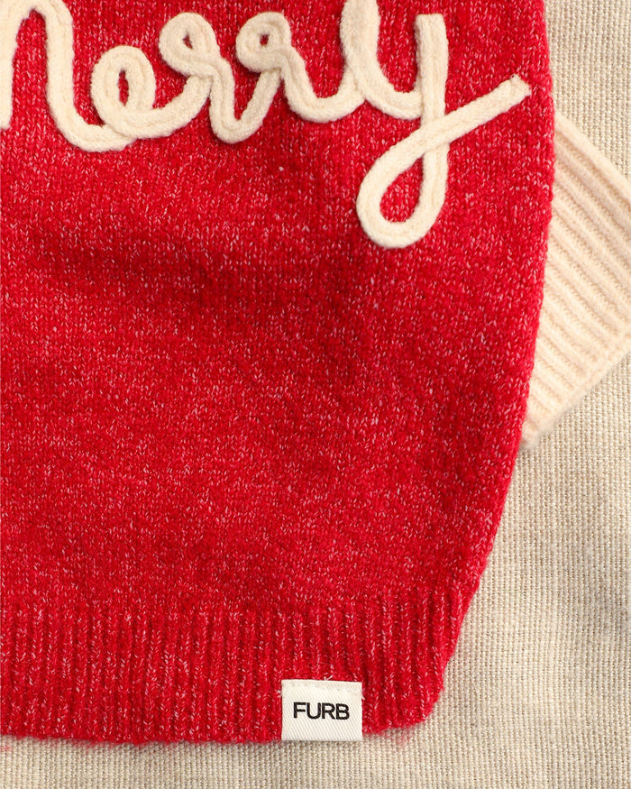 Merry & Bright Dog Sweater, dog sweater for stylish dogs