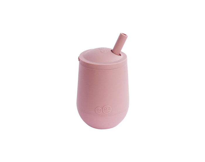 Ezpz Mini Cup & Straw in blush - Available at www.tenlittle.com