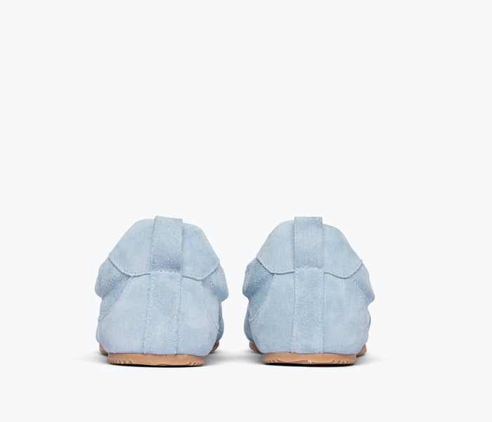 Sky blue Minnie ballet sneaker by Freda Salvador with a comfortable ballet-inspired design and casual sneaker style.