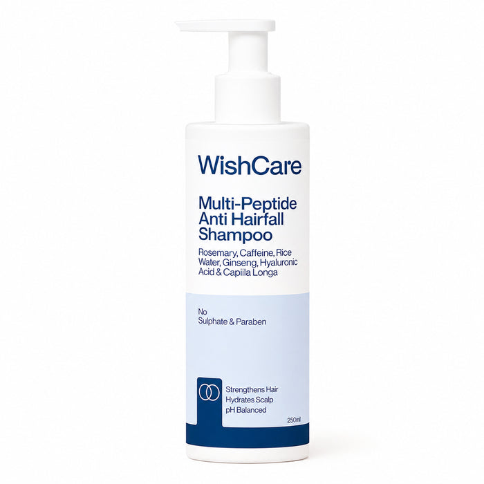 wishcare multi peptide anti hair fall shampoo