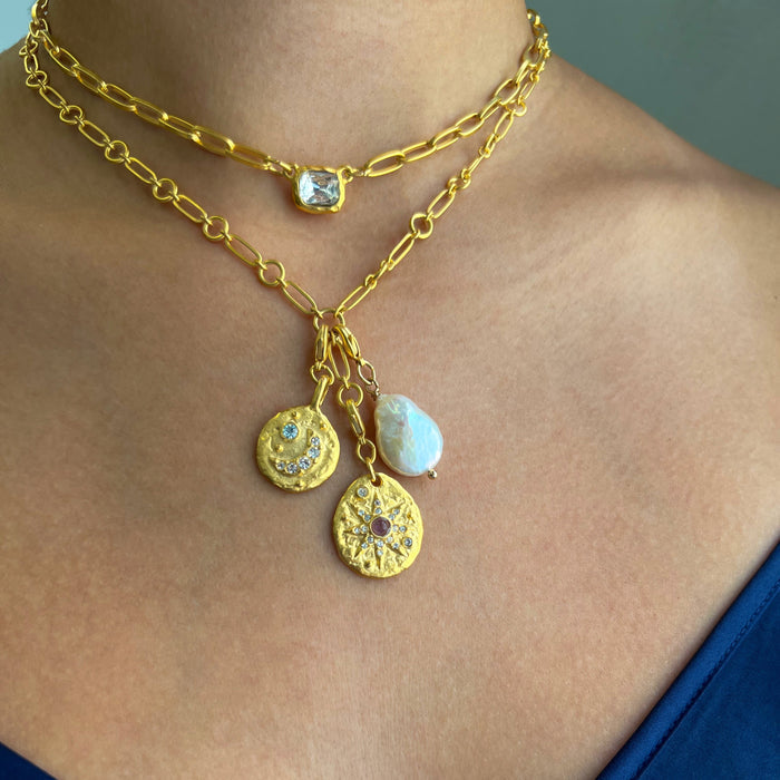Myth and Magic Celestial Trio Charm Necklace