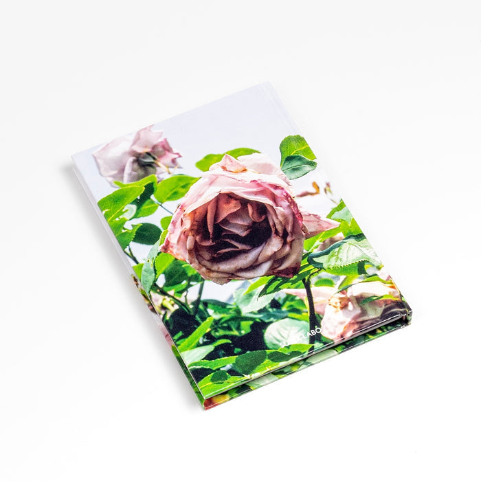 Back cover of Naked Rose book by Miyako Ishiuchi published by Super Labo.