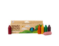 Front view of Honeysticks Natural Beeswax Crayones - Set of 10. Available at www.tenlittle.com