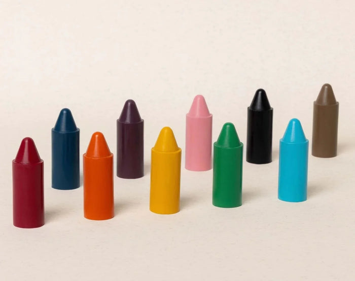 Color assortment of Honeysticks Natural Beeswax Crayones - Set of 10. Available at www.tenlittle.com