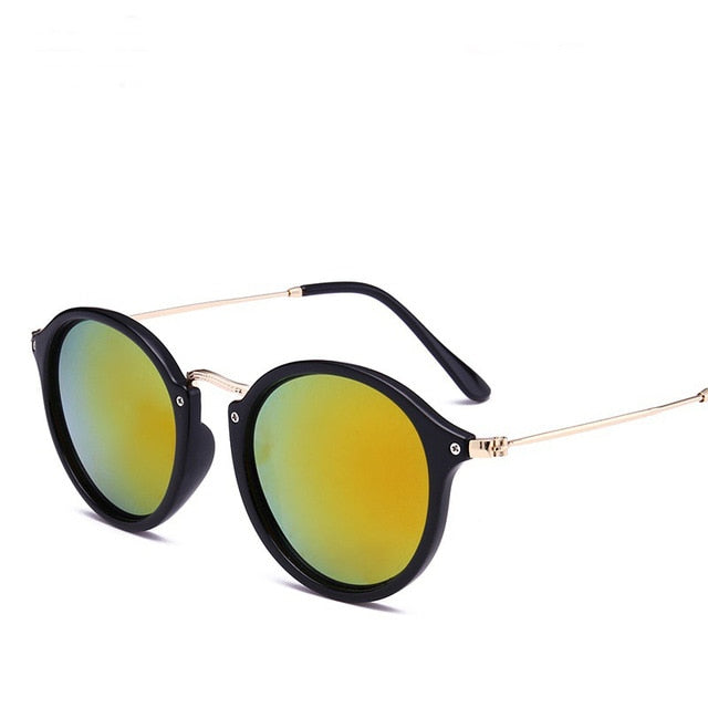 New Arrival Round Sunglasses coating 2019