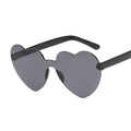 New Fashion Luxury Cute Sexy Retro Love Heart Rimless Sunglasses