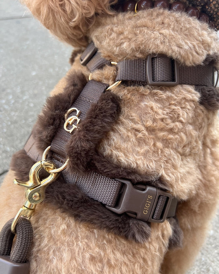 On Cloud K-9 Mocha Teddy Dog Harness, dog harness for stylish dogs