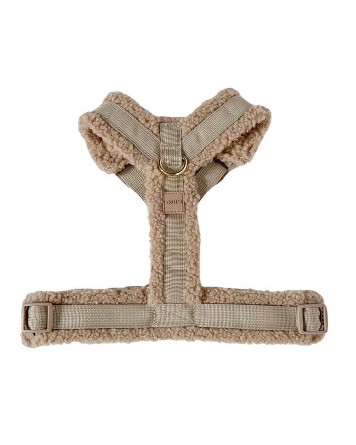 toffee teddy dog harness soft plush dog harness adjustable walking harness cozy pet gear