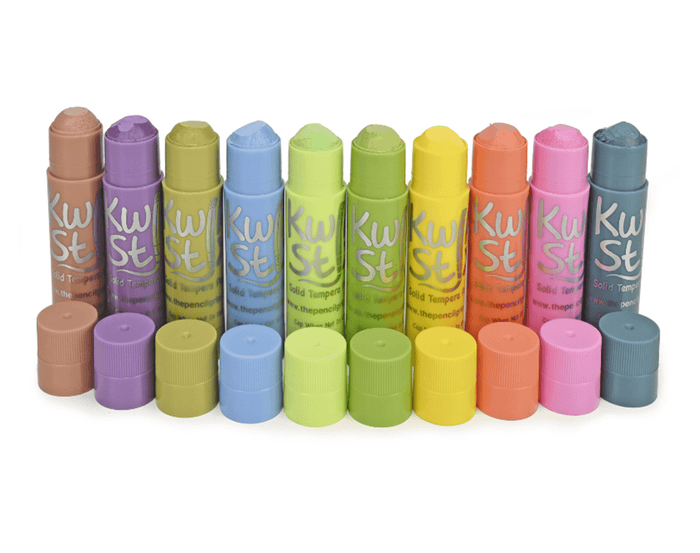 The Pencil Grip Pastel Tempera Paint Sticks - Set of 10. Available at www.tenlittle.com