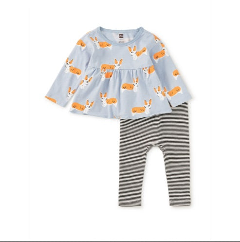 Peplum 2 Piece Baby Set