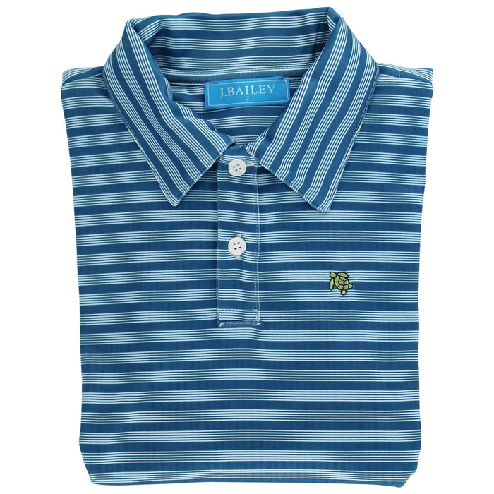 Performance Harry Long Sleeve Polo - Cornflower