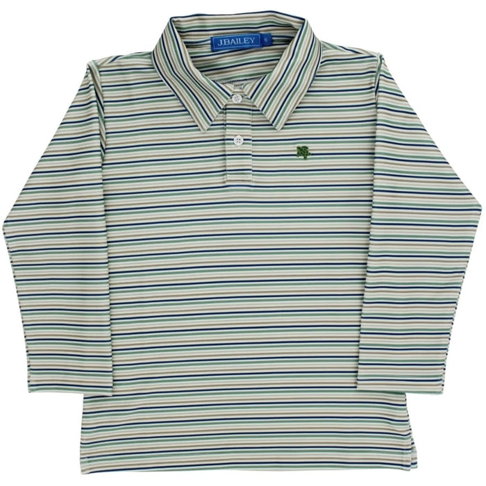 Performance Harry Long Sleeve Polo - Olive