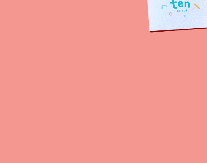 Gif Ten Little Kids Physical Gift Card - Available at www.tenlittle.com