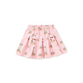 Pleated Jersey Skirt