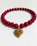 Skinny Red Dog Necklace - Chic and fashionable red collar necklace for your stylish pup.