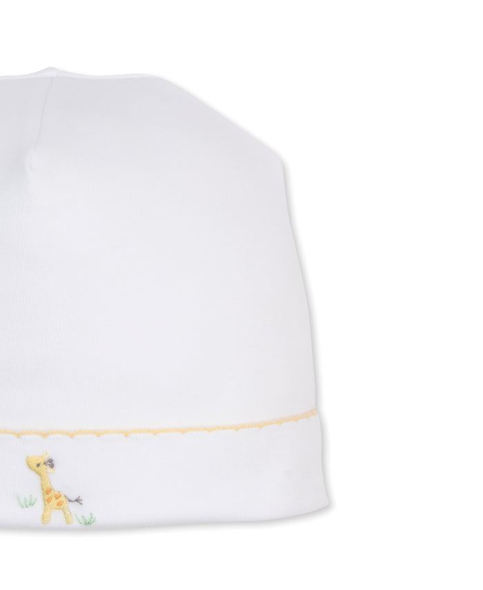 Premier Giraffe Love White/Yellow Hand Emb. Hat