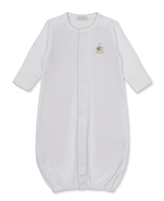 Premier Noah's Ark Love White/Silver Hand Emb. Conv. Gown