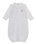 Premier Noah's Ark Love White/Silver Hand Emb. Conv. Gown