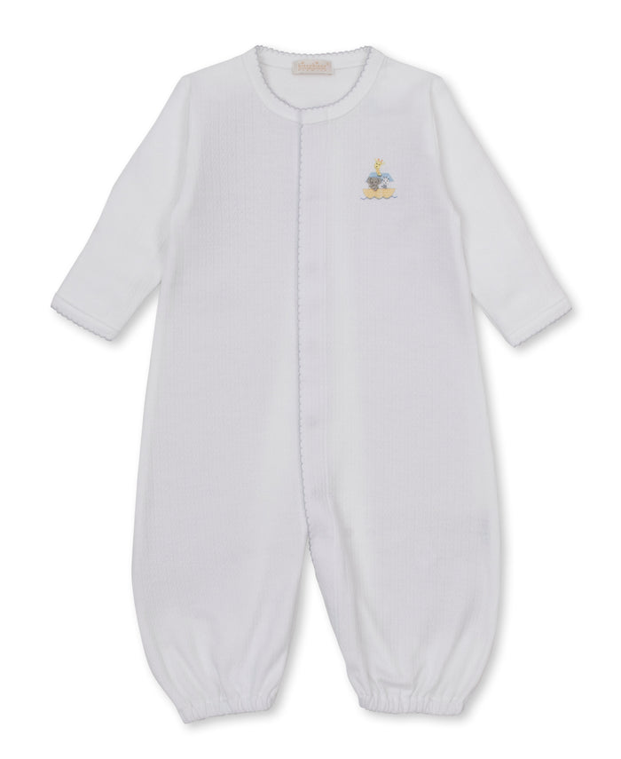Premier Noah's Ark Love White/Silver Hand Emb. Conv. Gown