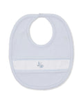 Premier Springtime Bunny Fun Blue Hand Emb. Bib
