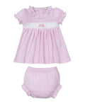Premier Springtime Bunny Fun Hand Emb. Dress Set