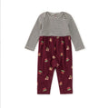Print Mix Baby Romper- Midnight Posy
