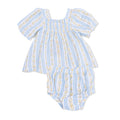 Puff Sleeve Dress/ Bloomer