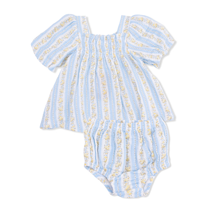 Puff Sleeve Dress/ Bloomer
